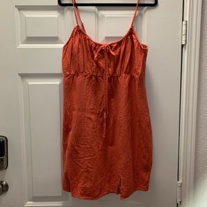 Forever 21 cotton sundress with tie front detail size 0X